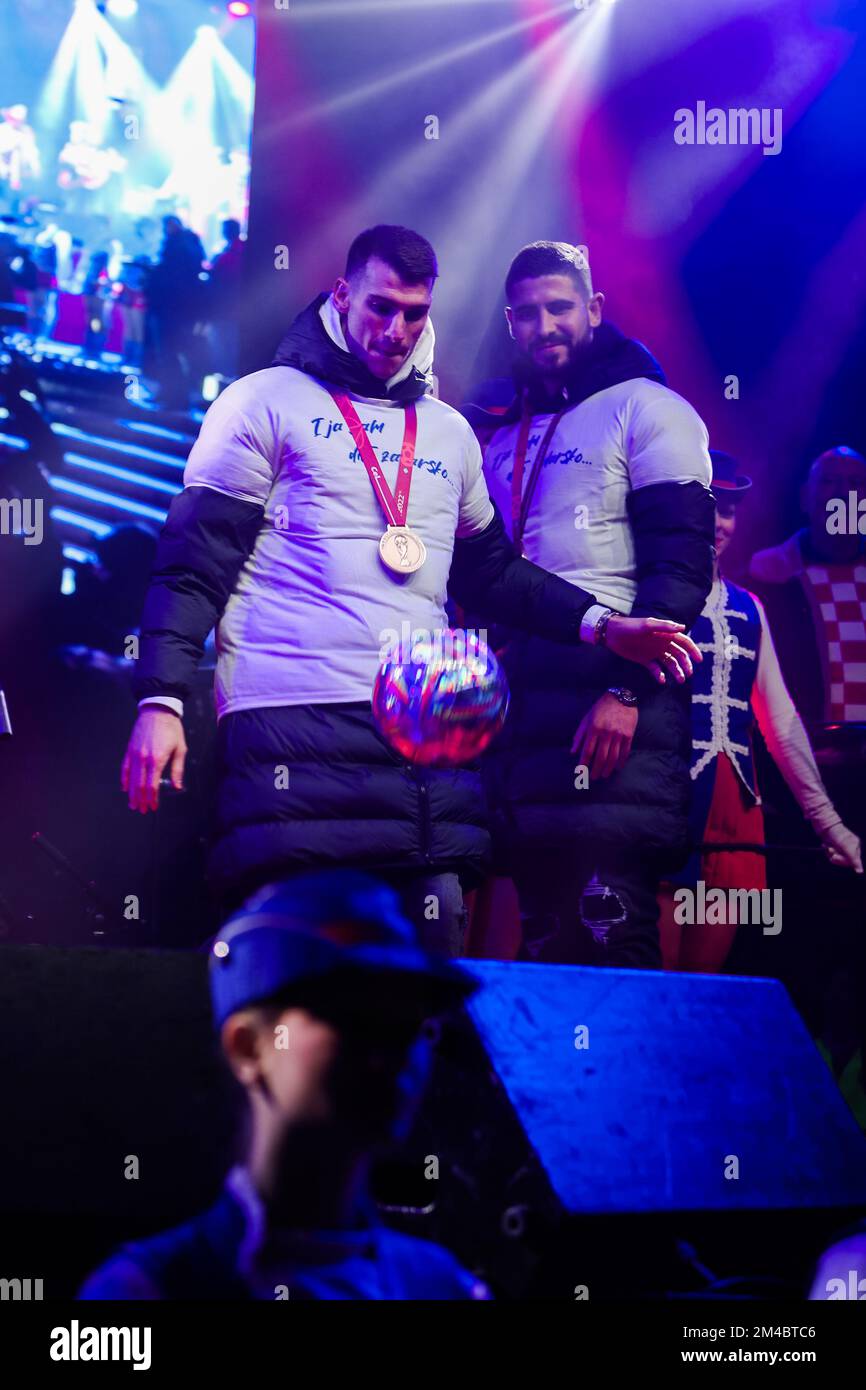 ceremony, football players, Qatar 2022, world cup, Croatian national football team, fans
