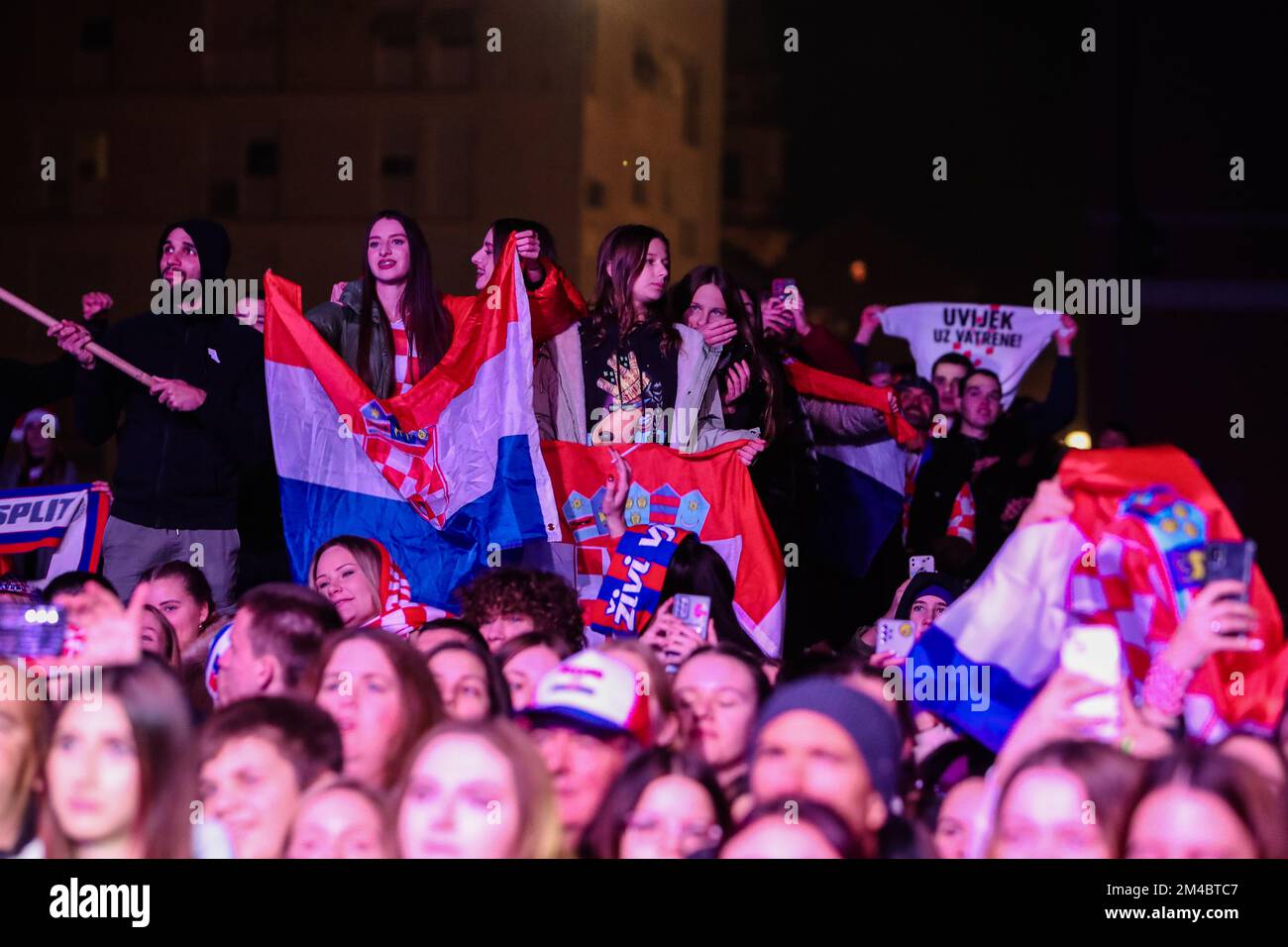 ceremony, football players, Qatar 2022, world cup, Croatian national football team, fans