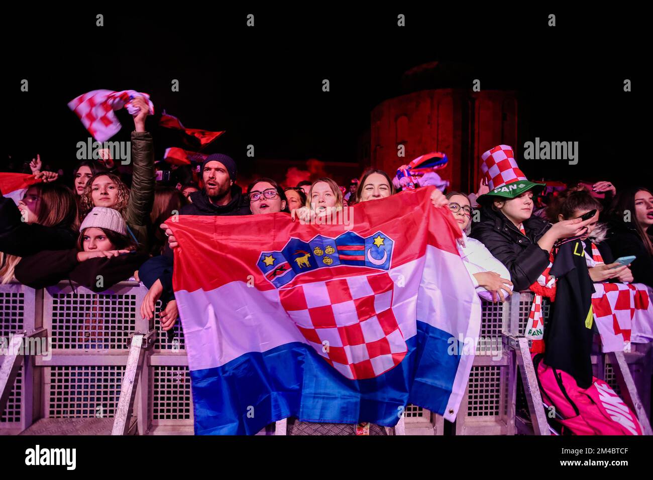 ceremony, football players, Qatar 2022, world cup, Croatian national football team, fans