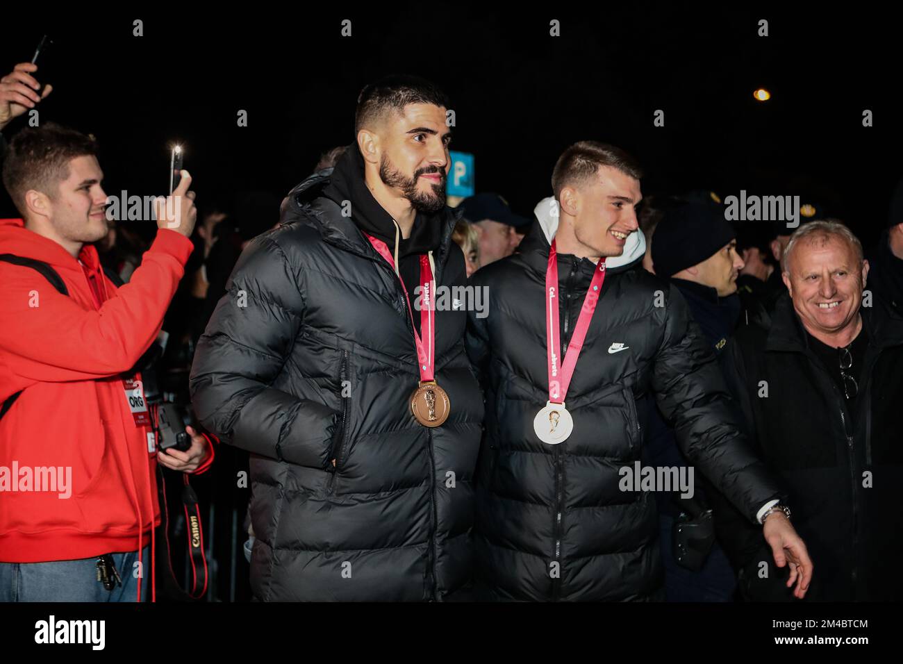 ceremony, football players, Qatar 2022, world cup, Croatian national football team, fans