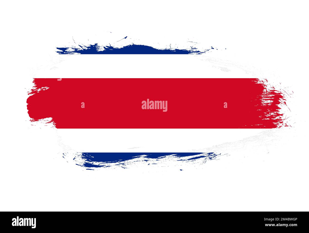 flag-of-costa-rica-on-white-stroke-brush-background-stock-photo-alamy