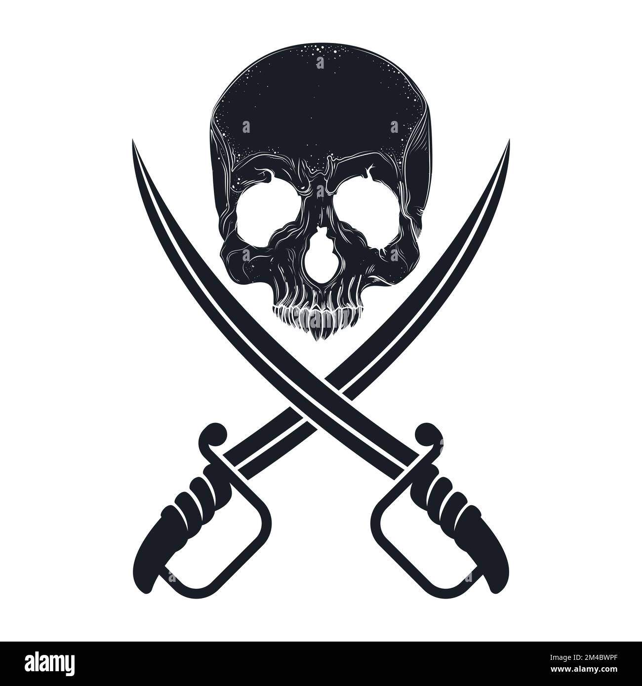 Sword and skull design vector. Editable, resizable, EPS 10, vector ...