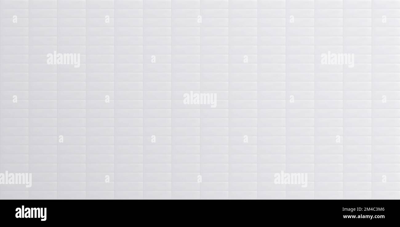 White bathroom tile, clean ceramic wall surface Stock Vector Image