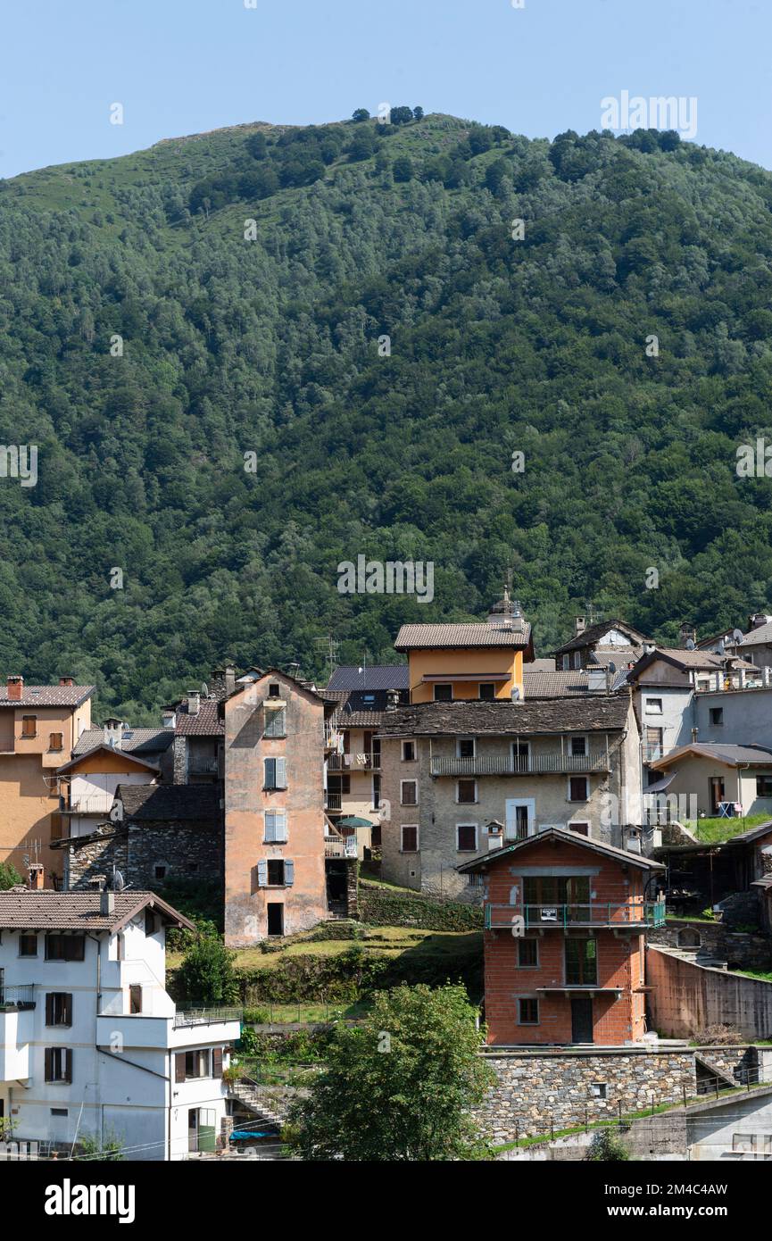 village view, gurro, italy Stock Photo