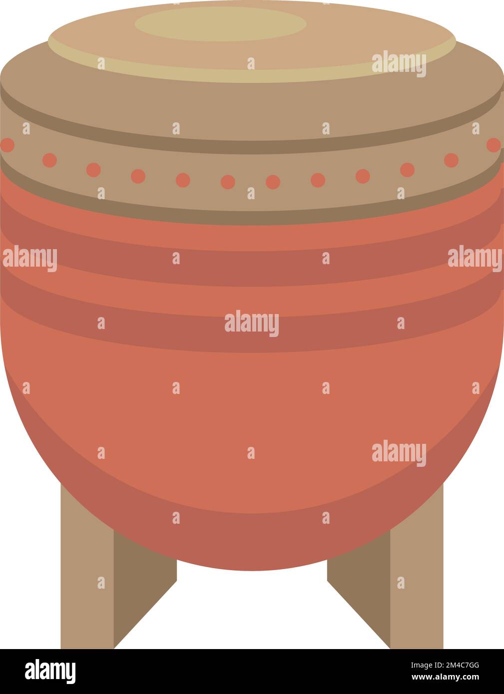 chinese drum instrument musical Stock Vector Image & Art - Alamy