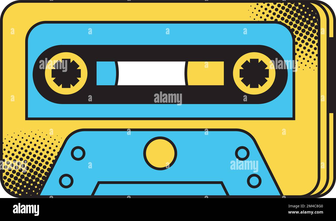 cassette pop art style Stock Vector Image & Art - Alamy