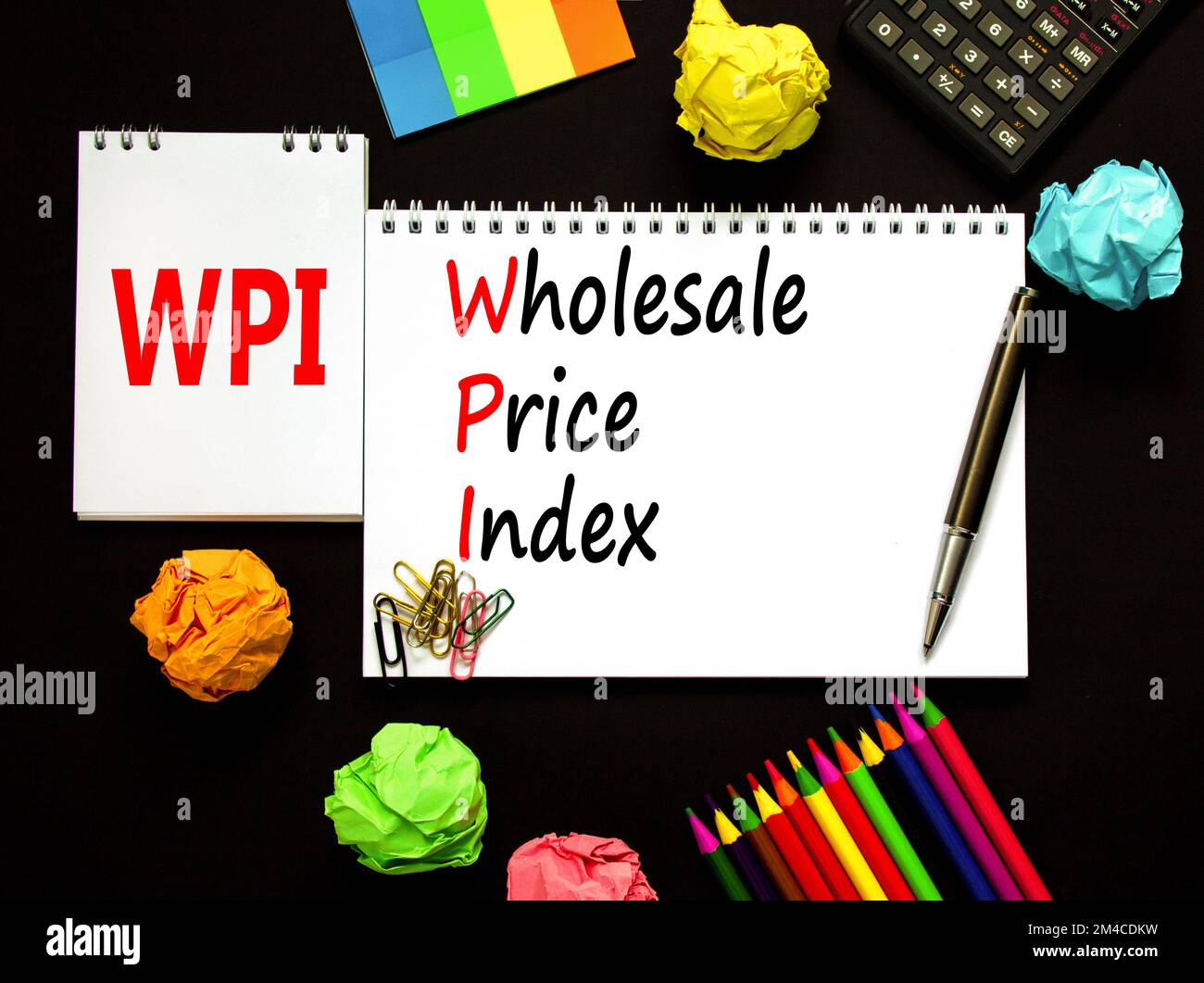 WPI wholesale price index symbol. Concept words WPI wholesale price