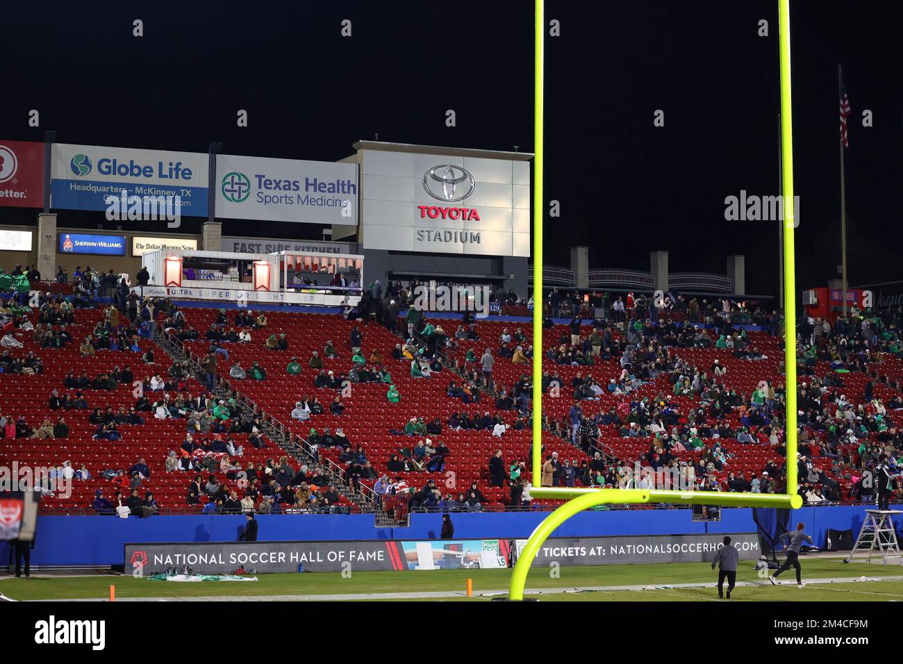 Toyota Stadium during halftime of the 2022 Frisco Bowl college football