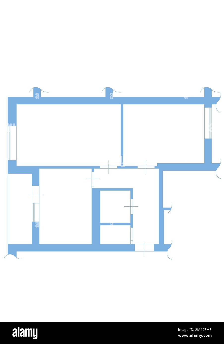 floor-plan-icon-house-plan-image-interior-design-top-view-stock-photo