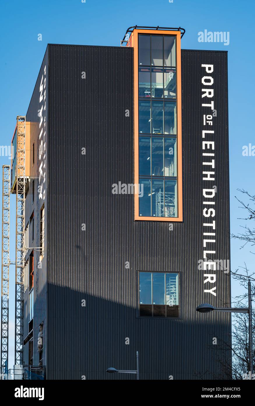 New Port of Leith Distillery building under construction, Leith Docks