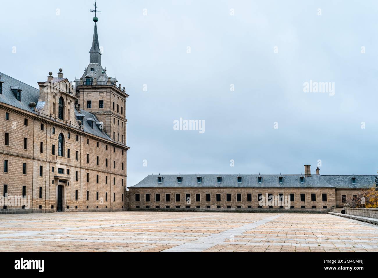 Royal Monastery of San Lorenzo de El Escorial near Madrid, Spain Stock Photo