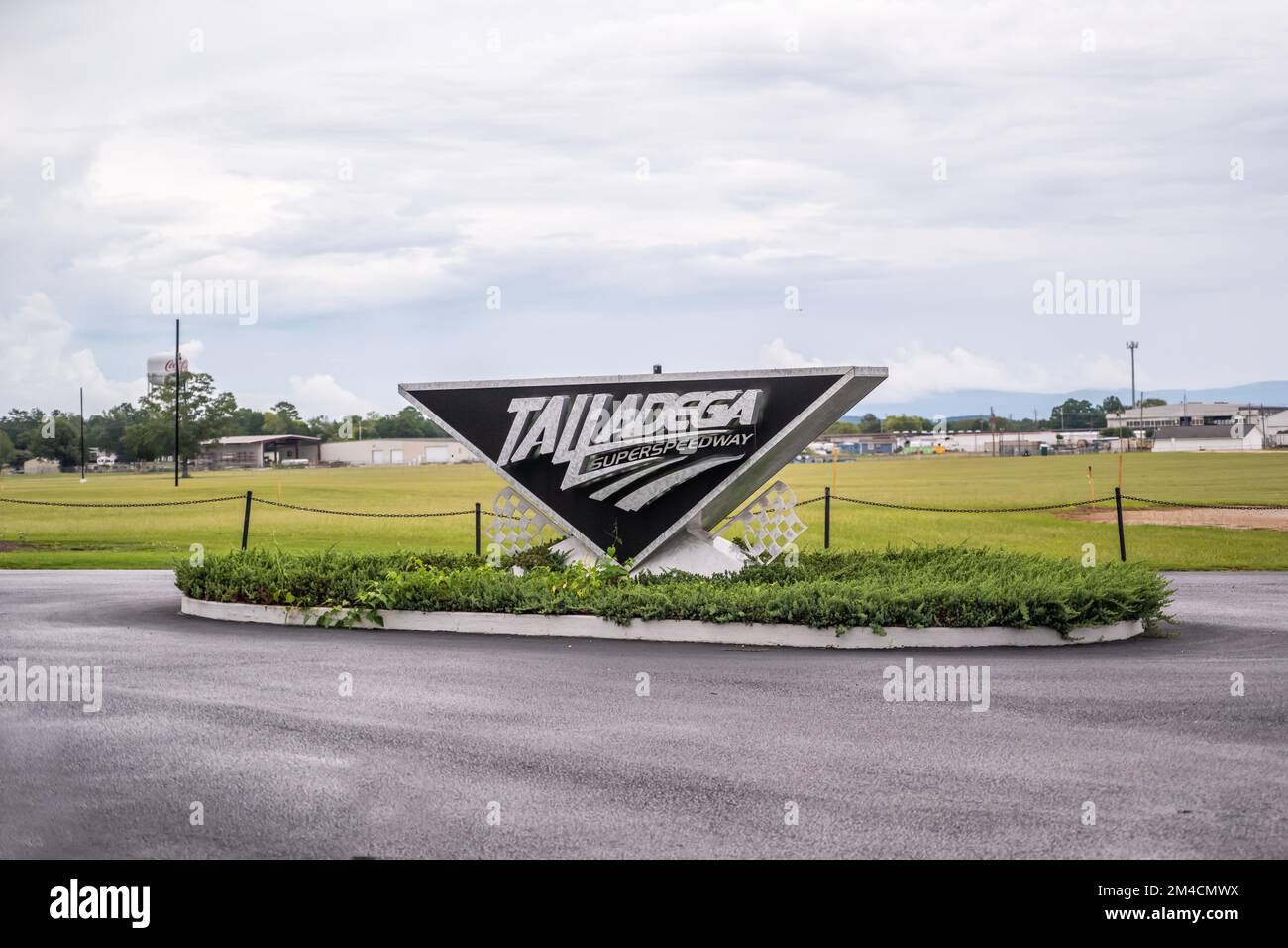 An international motorsports complex in Talladega, Alamaba Stock Photo