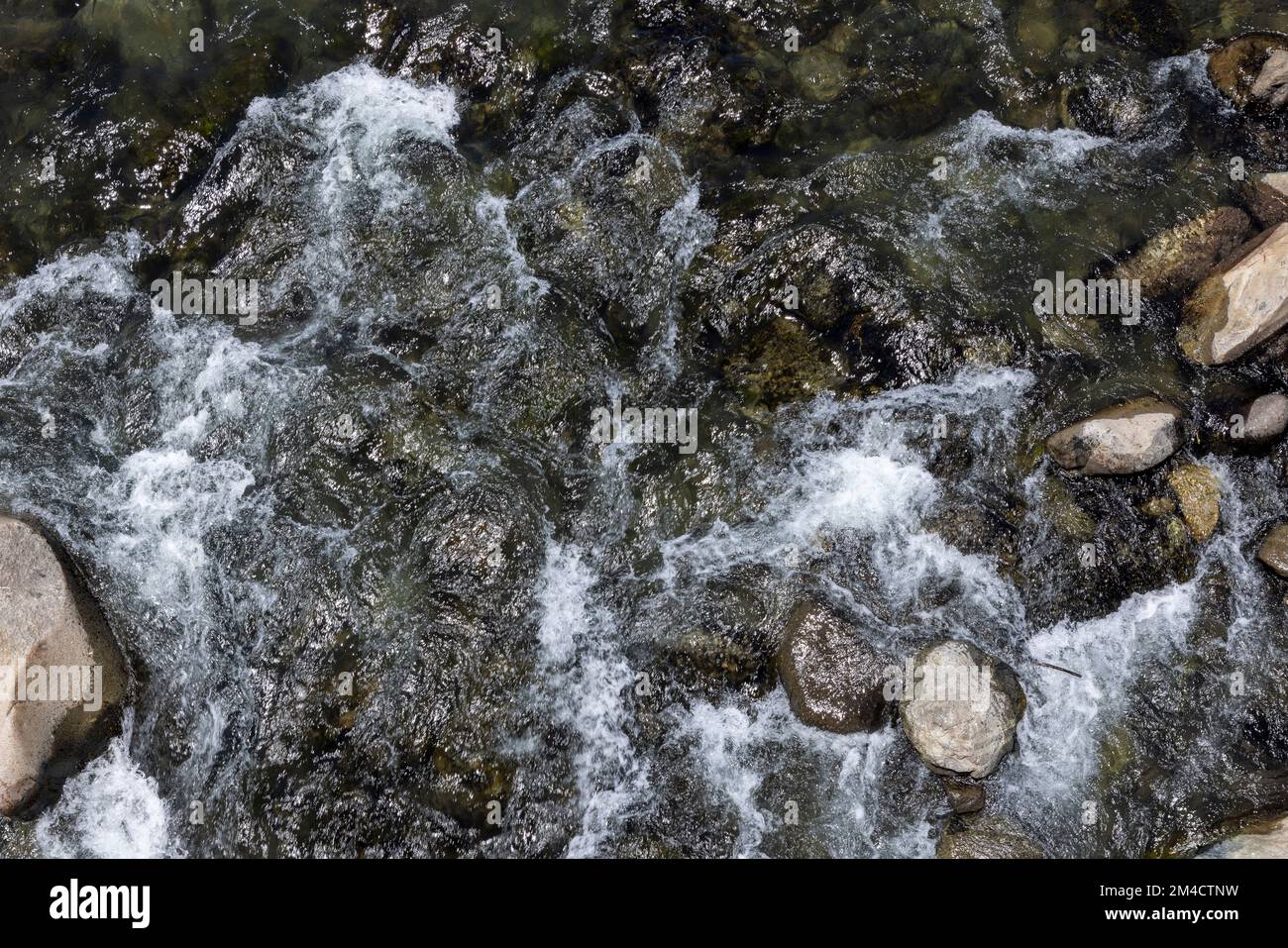 Nuble River at San Fabian de Alico in Maule, Chile Stock Photo Alamy