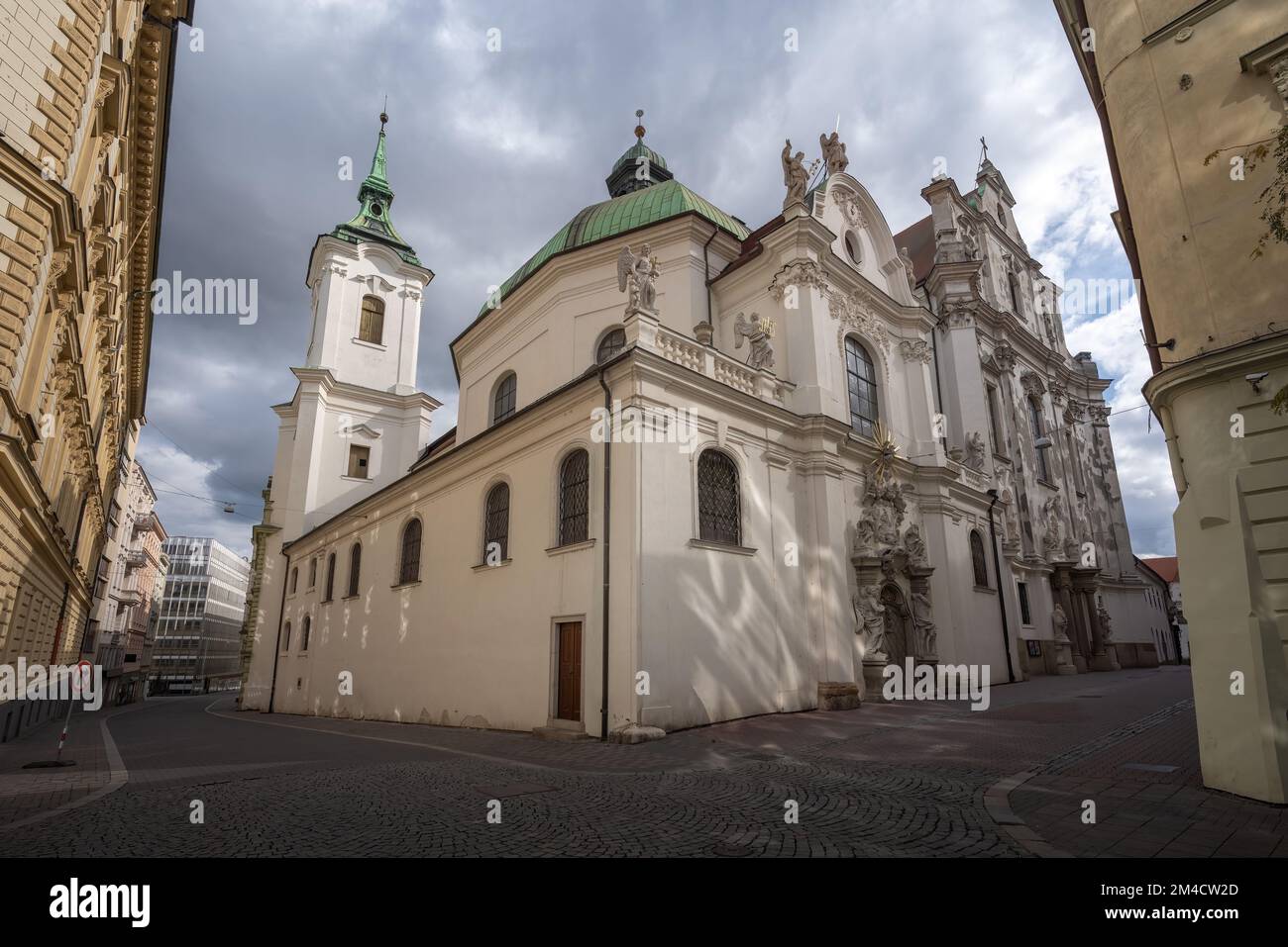Minorite Monastery and Church of st. Johns - Brno, Czech Republic Stock Photo