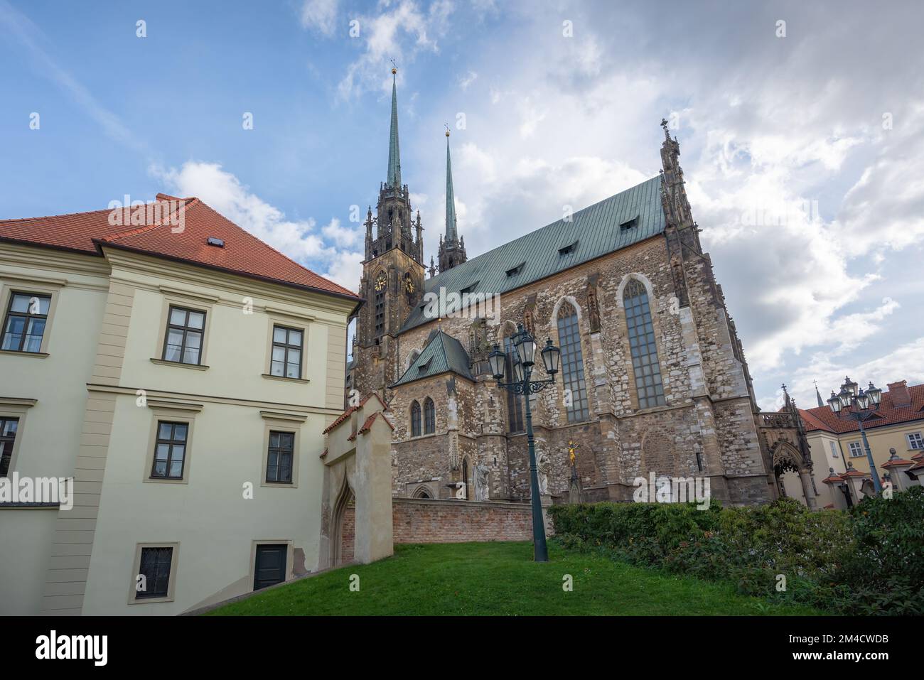 Cathedral of St. Peter and Paul - Brno, Czech Republic Stock Photo