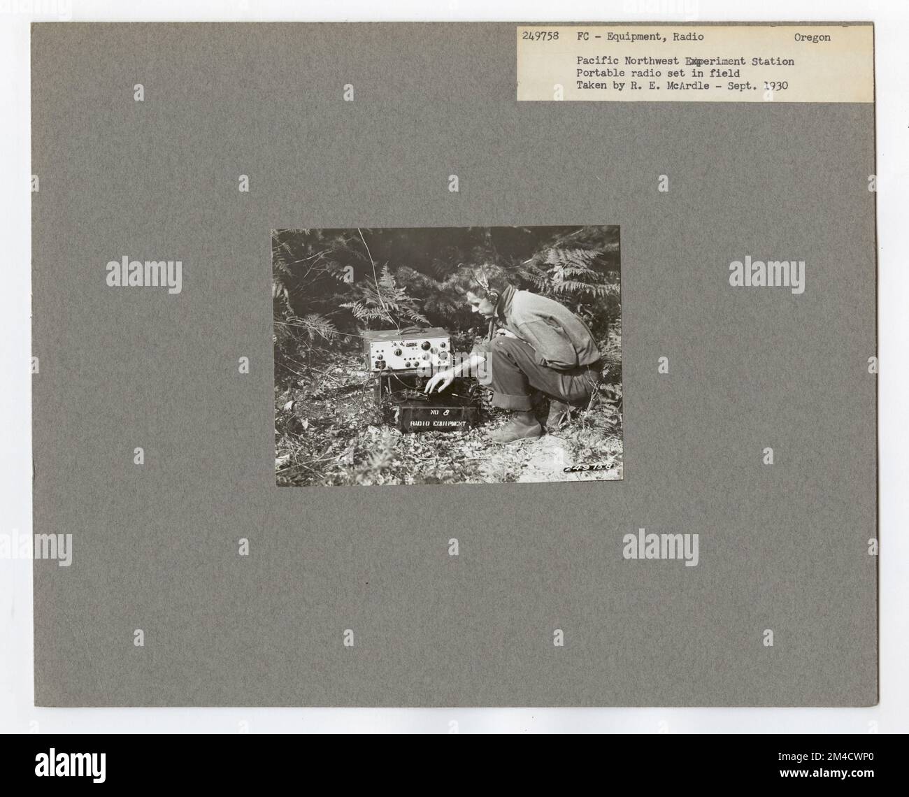 Communications Radios Oregon. Photographs Relating to National