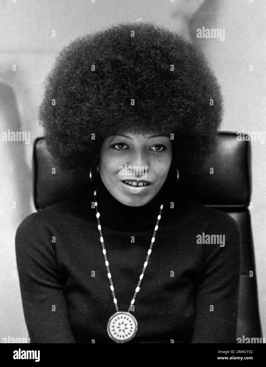 Portrait Of Angela Davis B The American Political Activist And Academic Photo By