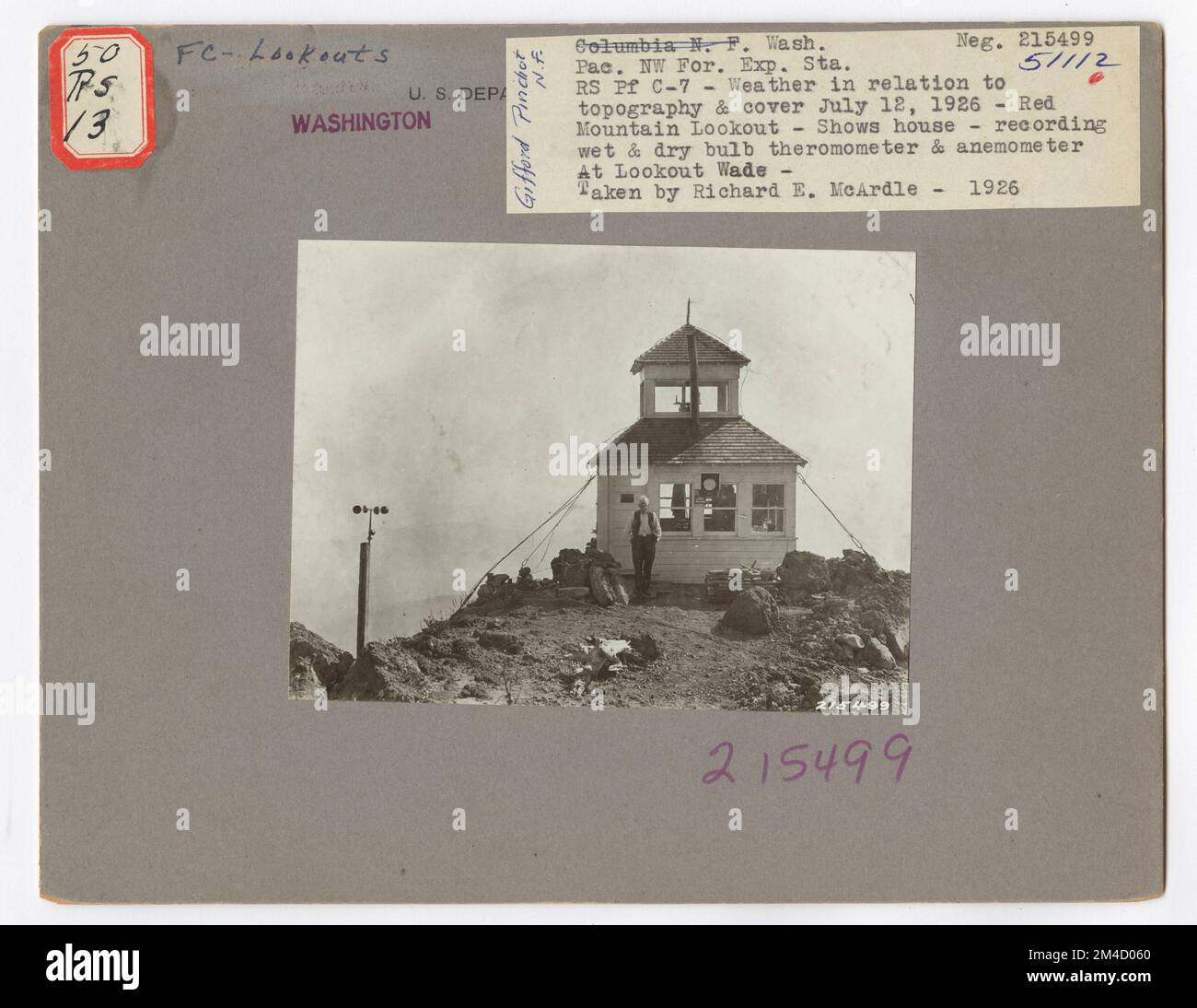 Fire Control: Lookouts - Washington. Photographs Relating to National ...