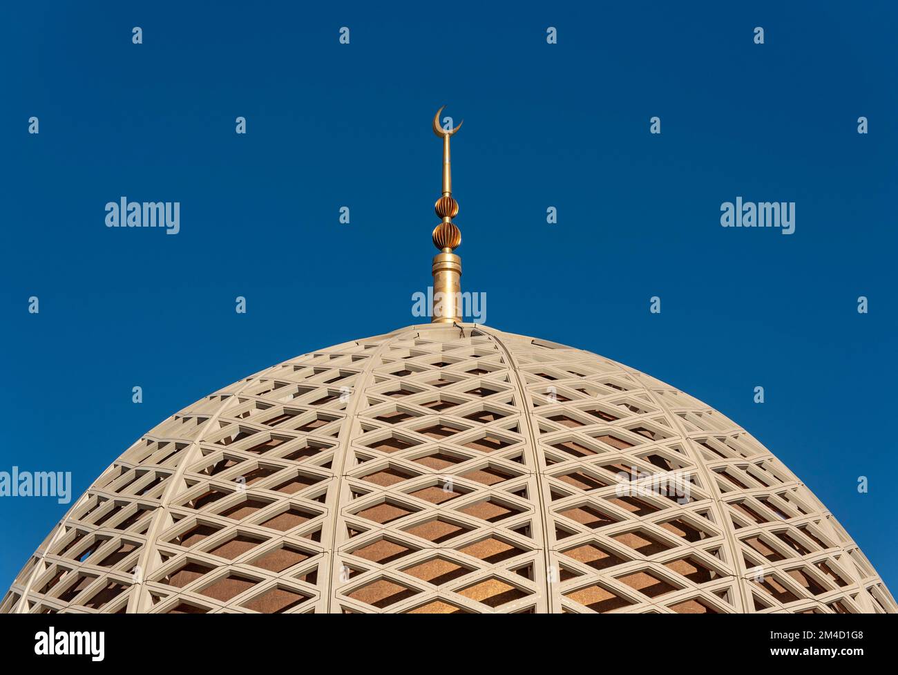 Sultan Qaboos Grand Mosque, Muscat, Oman Stock Photo