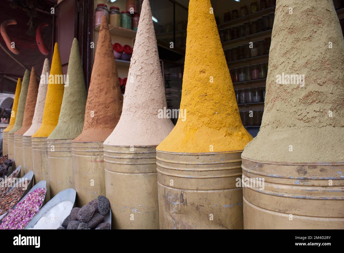 Spices Marrakech, Morocco Stock Photo