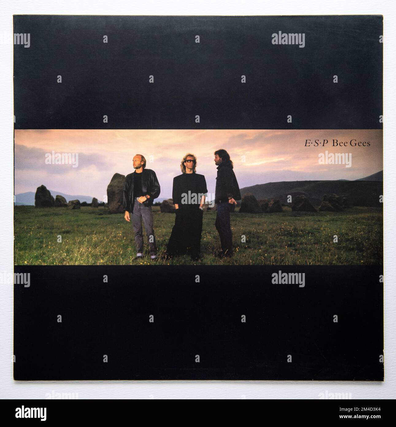 LP cover of ESP, the 17th studio album by the Bee Gees, which was ...