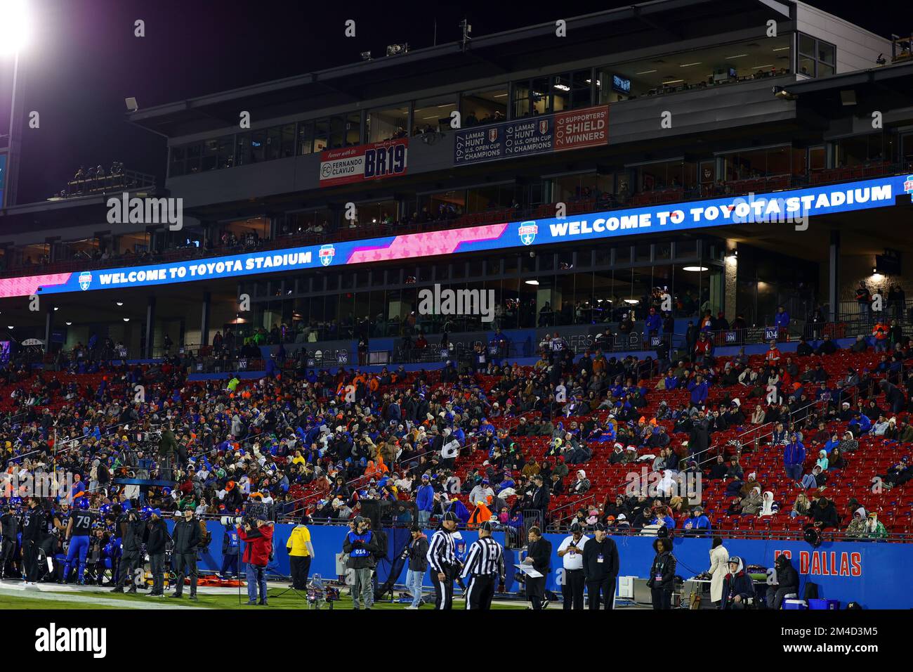 Toyota Stadium during the 2nd quarter of the 2022 Frisco Bowl college