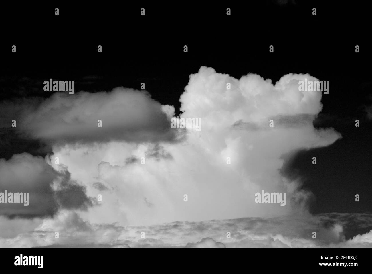 Cumulus clouds black and white hi-res stock photography and images - Alamy
