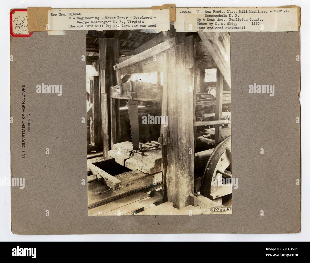 Small Sawmills Virginia. Photographs Relating to National Forests