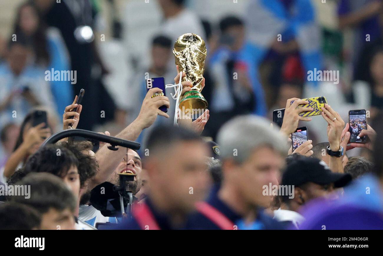 France argentina world cup trophy hi-res stock photography and images -  Alamy