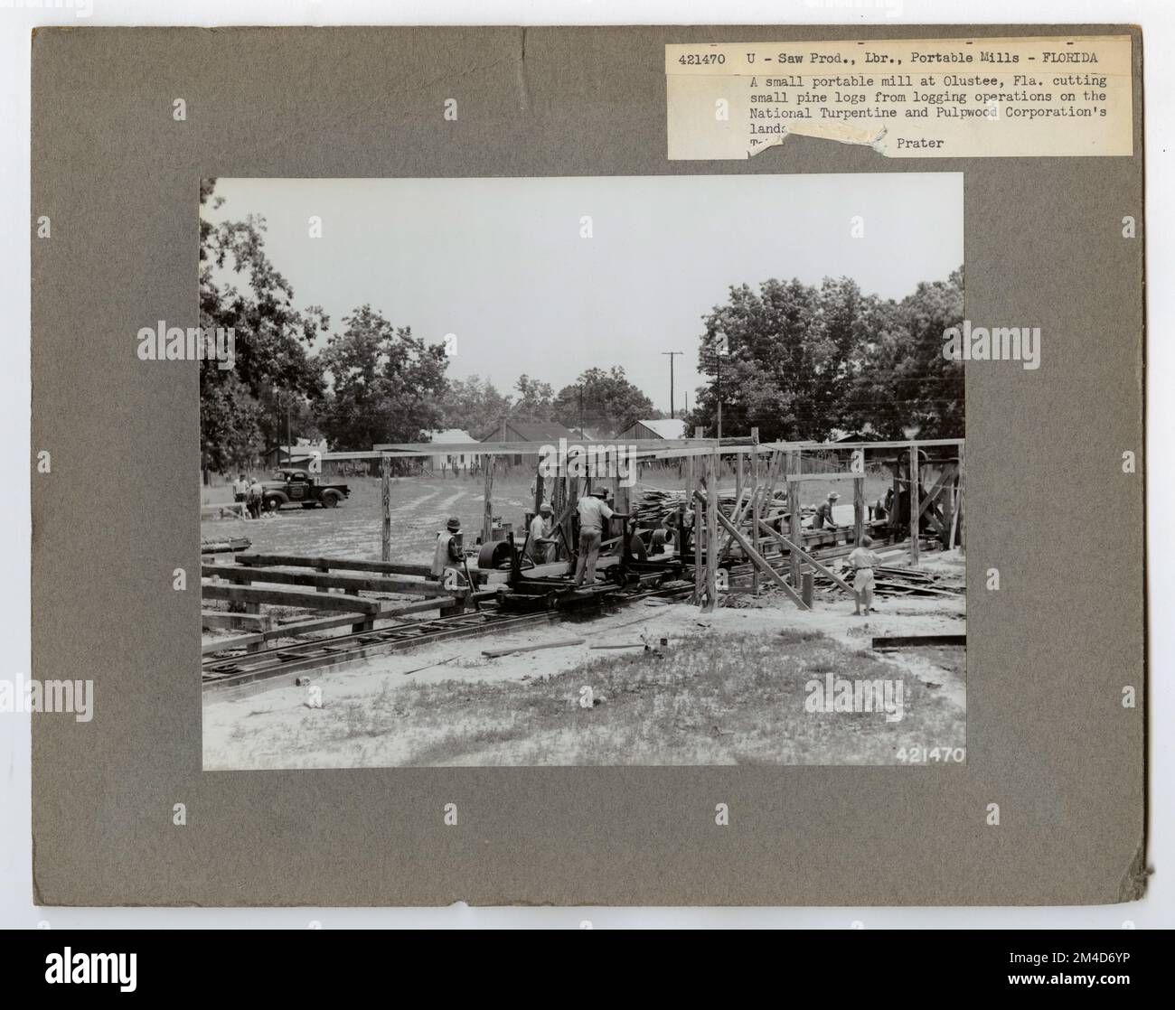 Small Sawmills (mold) Florida. Photographs Relating to National