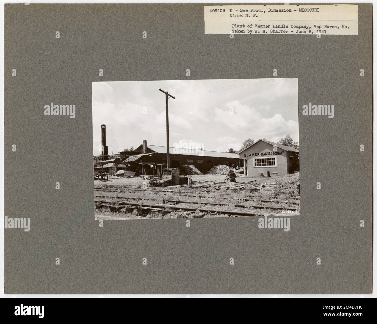Large Sawmills Missouri. Photographs Relating to National Forests