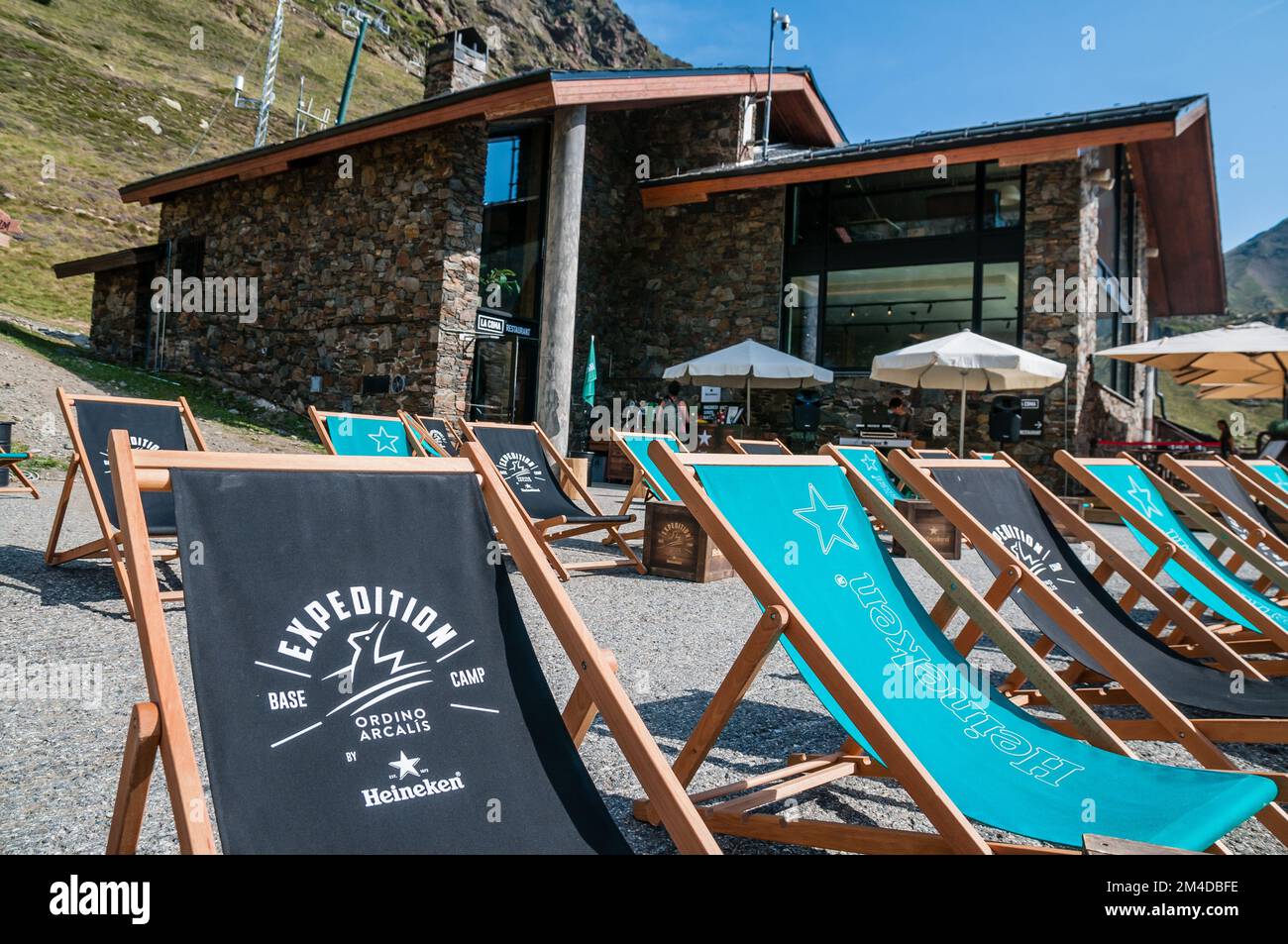 Ordino Arcalis Restaurant, Andorra Stock Photo Alamy