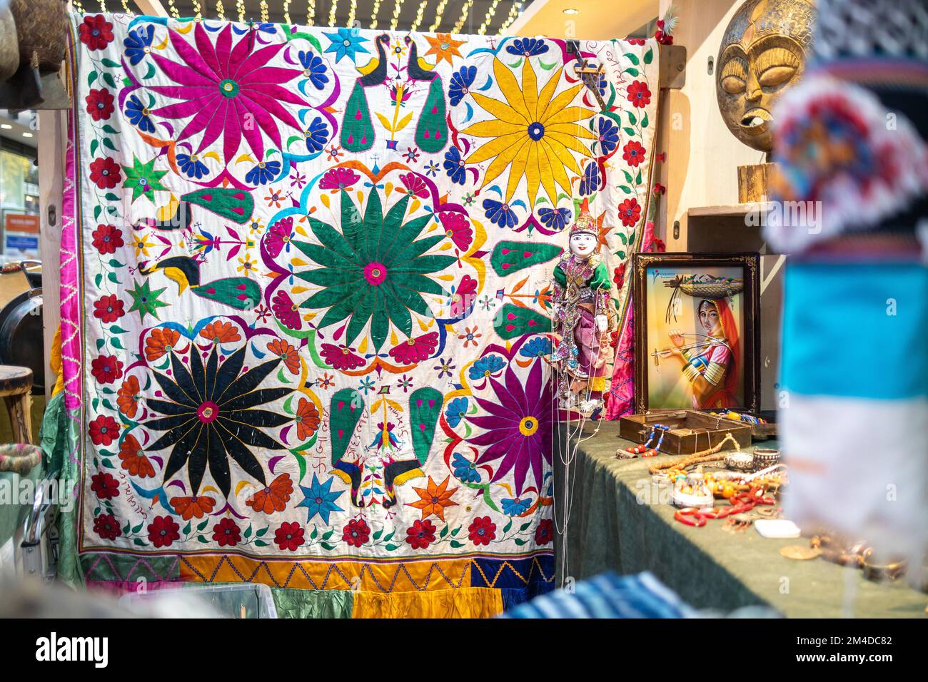 LONDON NOVEMBER 30, 2022 Liberty's, Luxury department store. Blanket