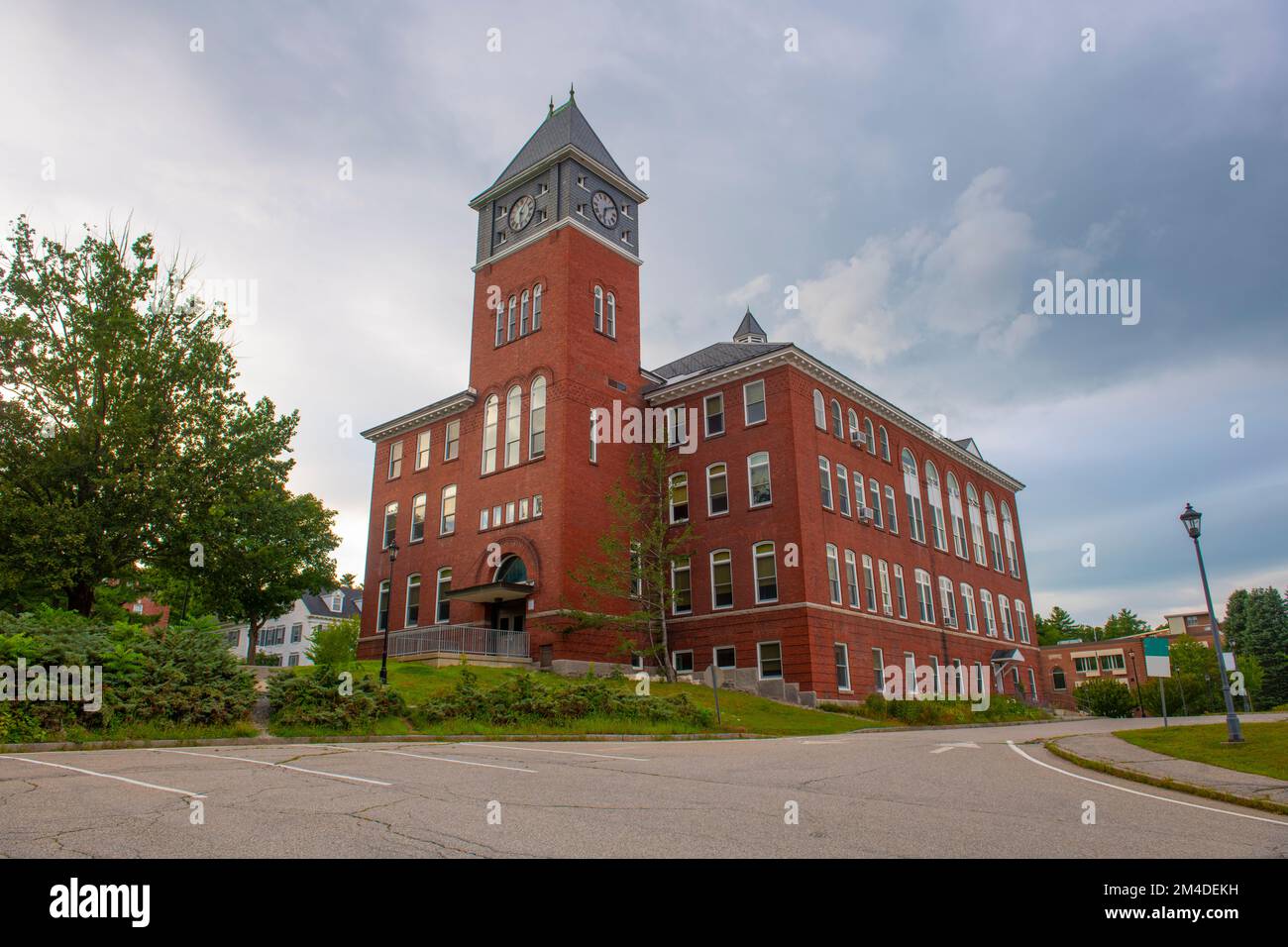 Rounds Hall in Plymouth State University in historic town center of