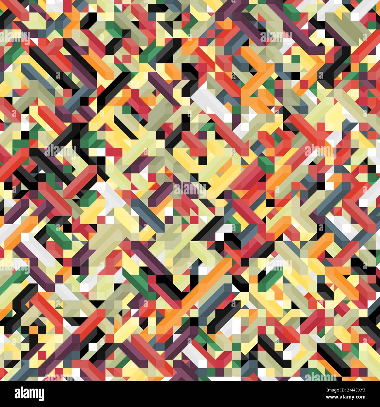 Ds Pattern Color Dimonds illusion background generative pattern illustration Stock ...