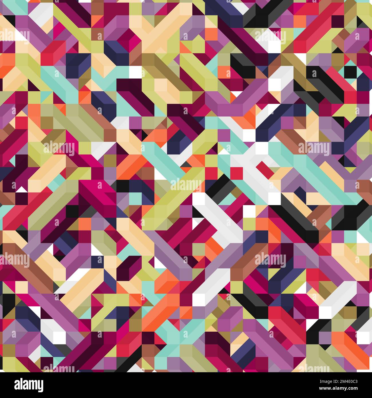 Ds Pattern Color Dimonds illusion background generative pattern illustration Stock ...