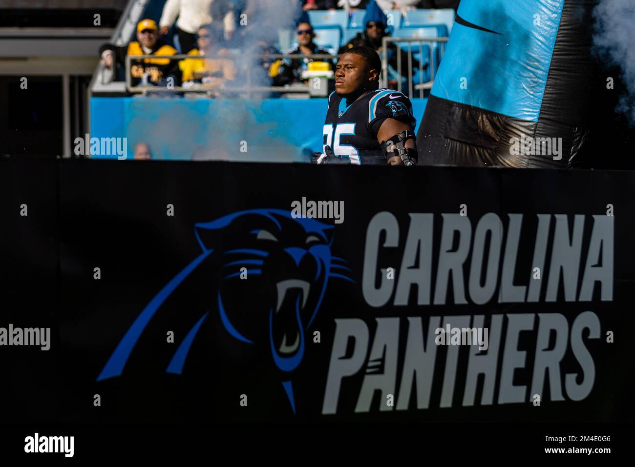 Carolina Panthers defensive tackle Derrick Brown arrives at the NFL  football team's training camp at Wofford College in Spartanburg, S.C.,  Tuesday, July 26, 2022. (AP Photo/Nell Redmond Stock Photo - Alamy