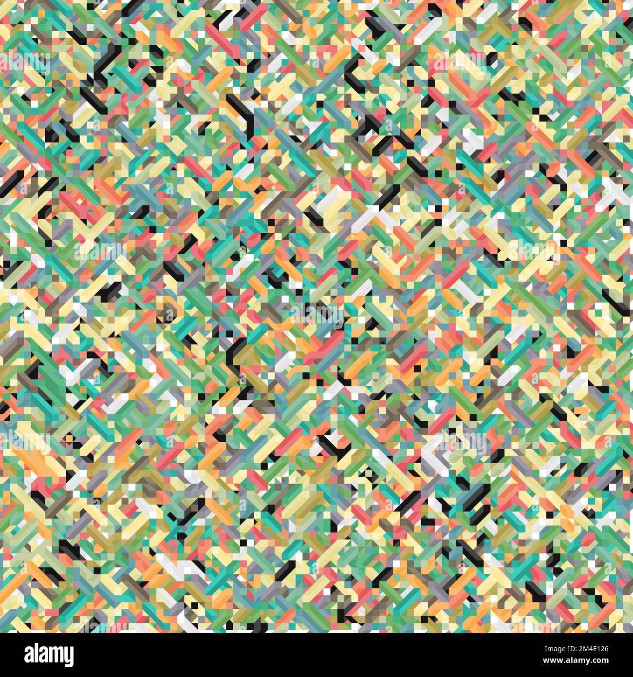 Color Dimonds illusion background generative pattern illustration Stock ...