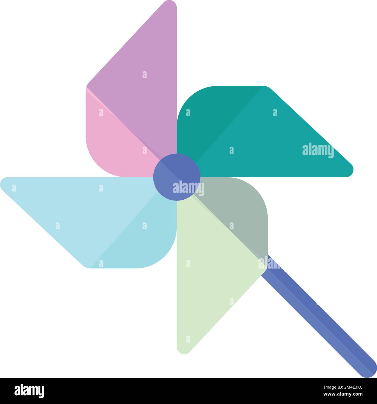 Isolated cute pinwheel paper toy icon Vector Stock Vector Image & Art Alamy