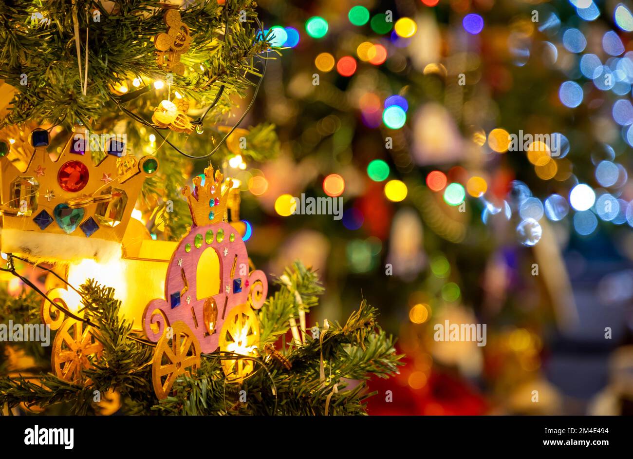 St Mary's Church Christmas Tree Festival in Lymm, Cheshire, a