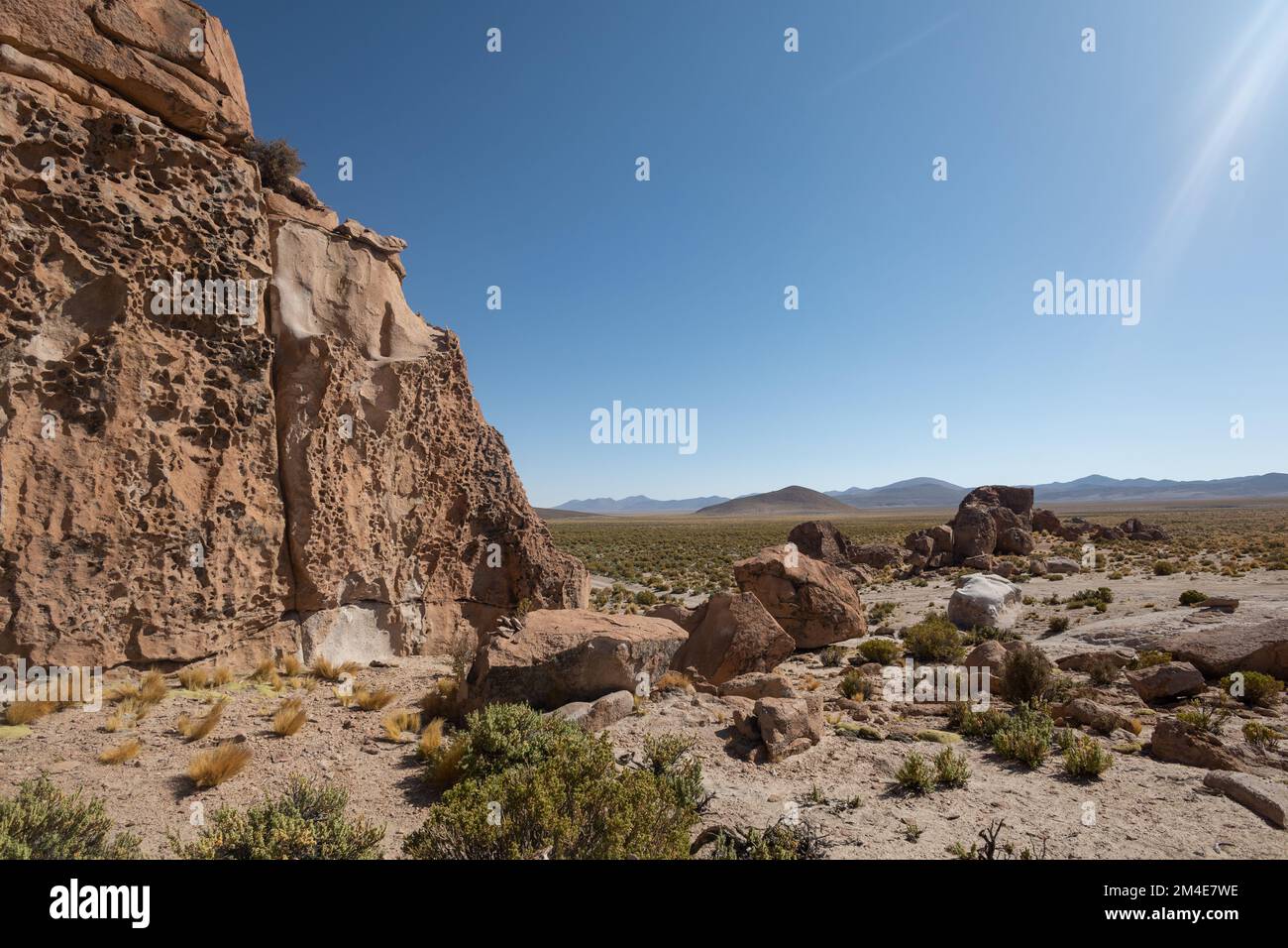 Rural Rocks day with sunlight, mountainous area with rocks in the middle of nature ...