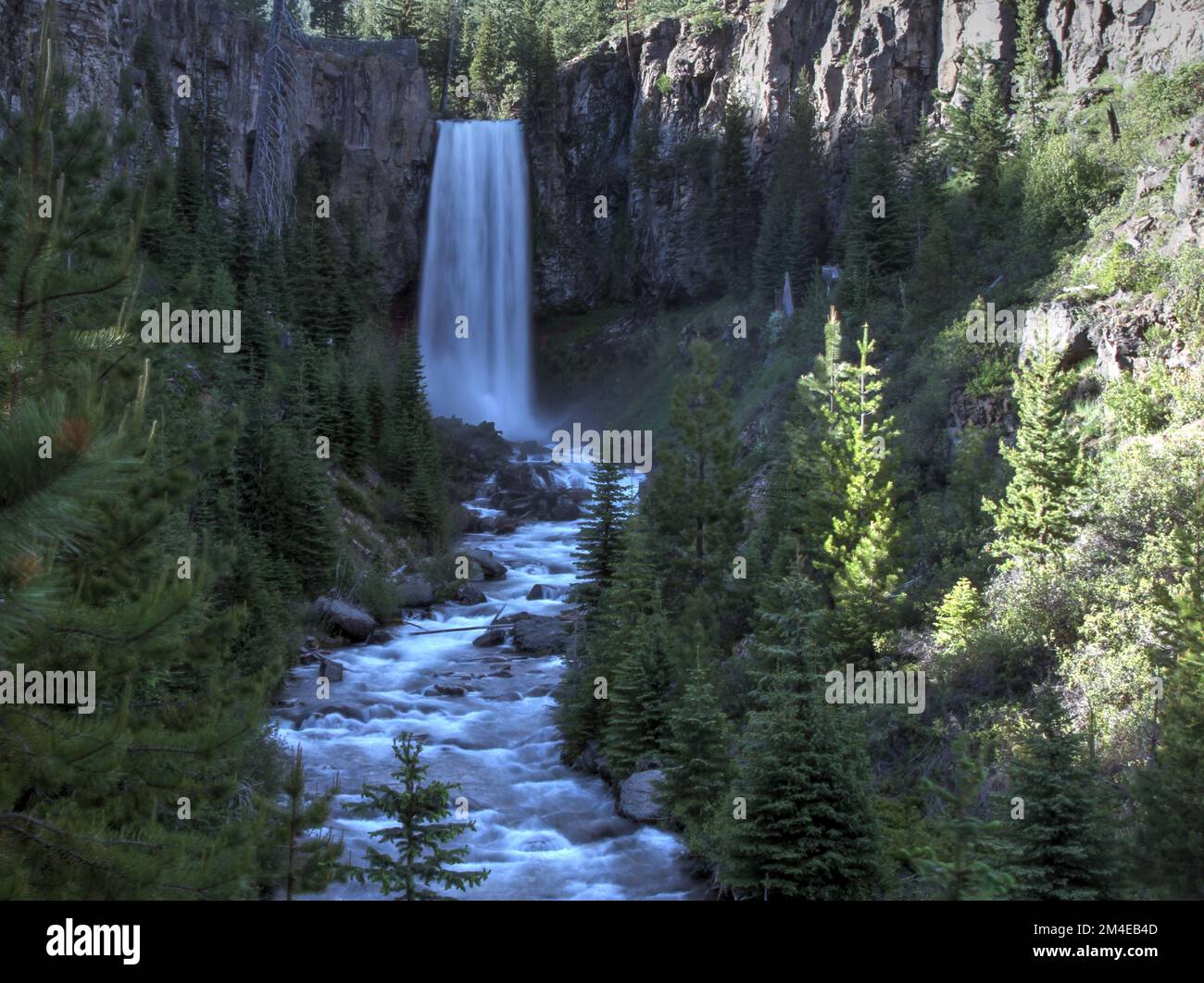 View of Tumalo falls, Deschutes Wilderness, Bend Oregon Stock Photo - Alamy