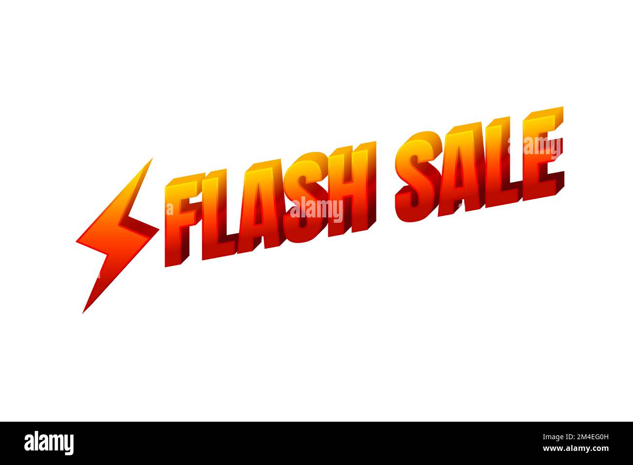 Flash sale text style effect. Editable text effect Stock Vector