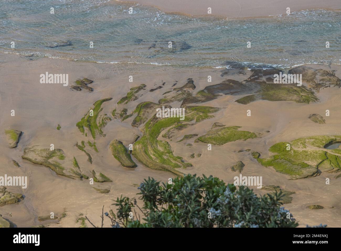 Patterns on the beach Stock Photo