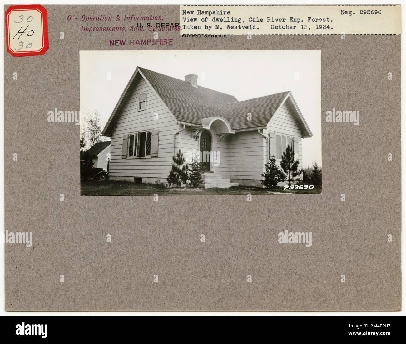 Administrative Structures New Hampshire. Photographs Relating to National Forests, Resource