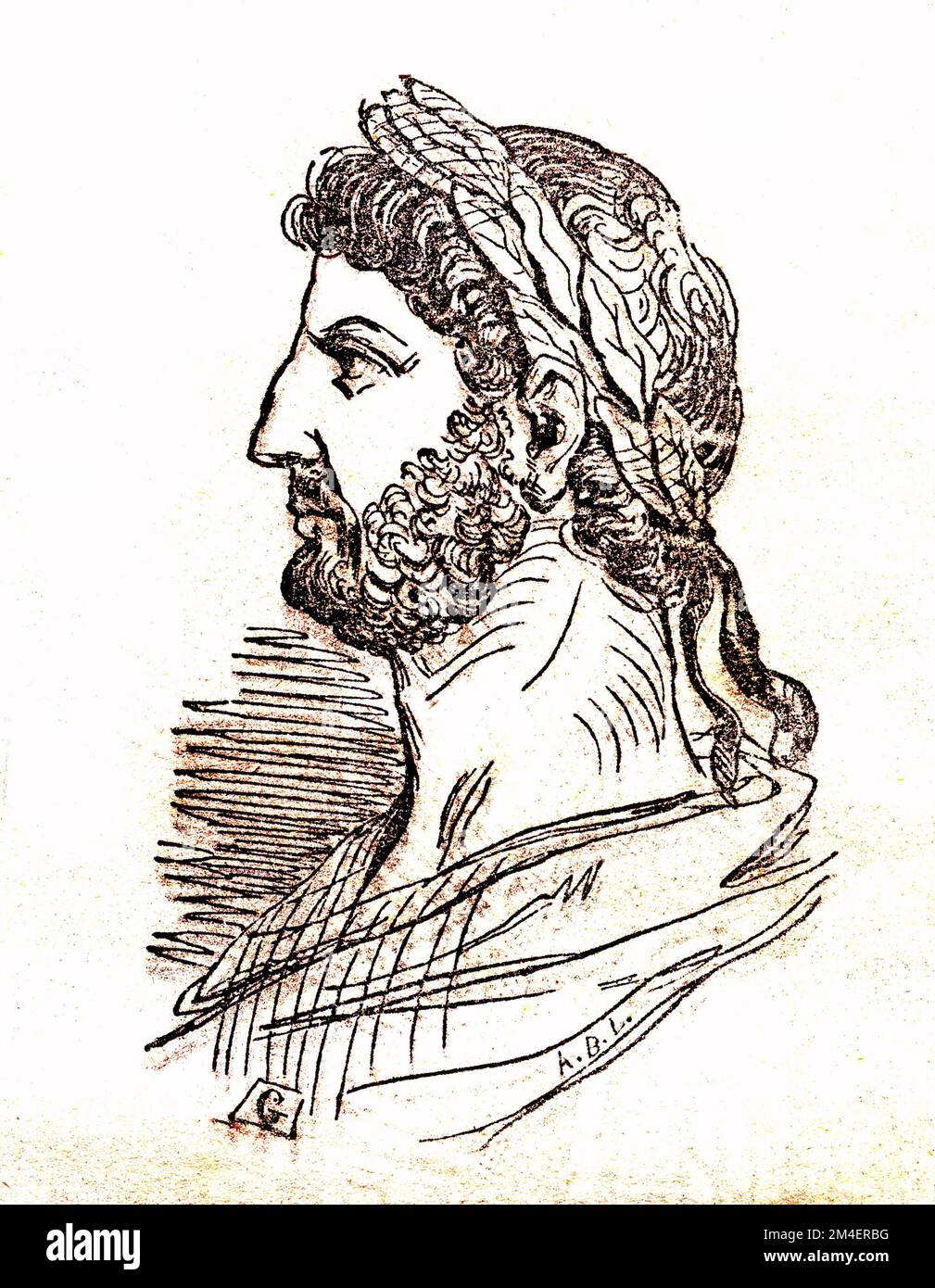 Hadrian, Roman emperor Stock Photo - Alamy