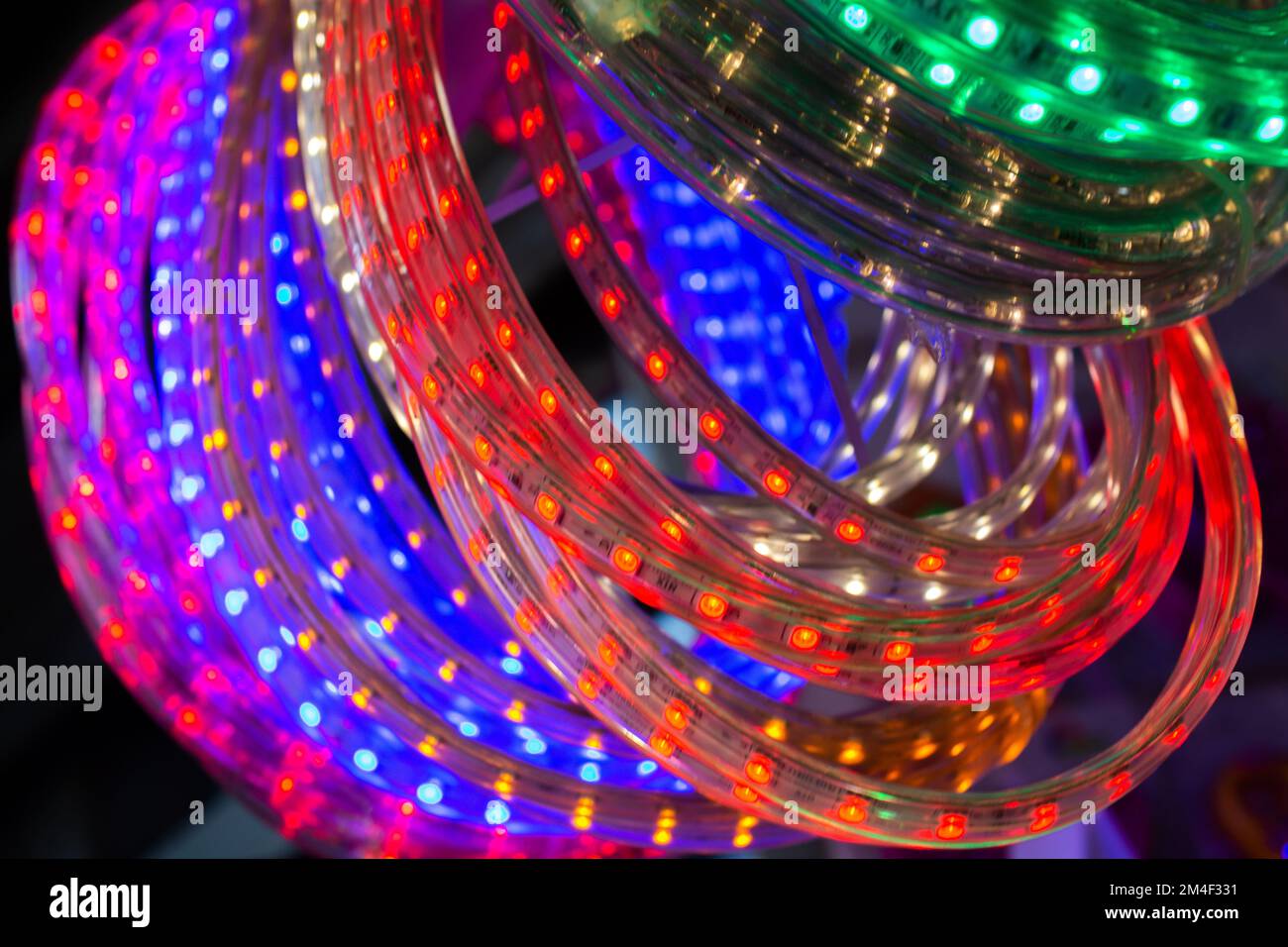 Colorful led strip lights hi-res stock photography and images - Alamy