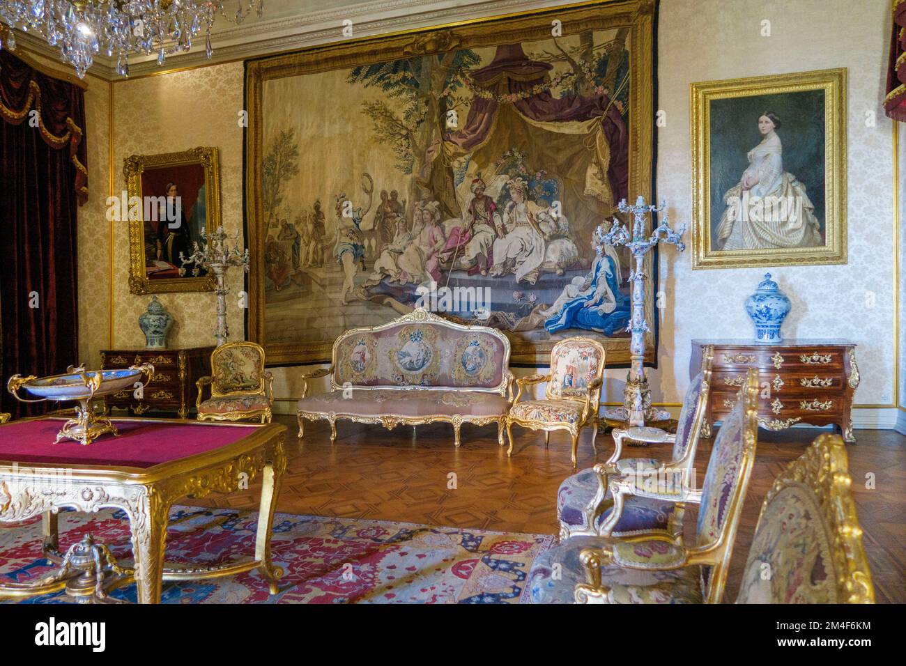 Palace of Ajuda - Palácio Nacional da Ajuda - in Belem, Lisbon ...