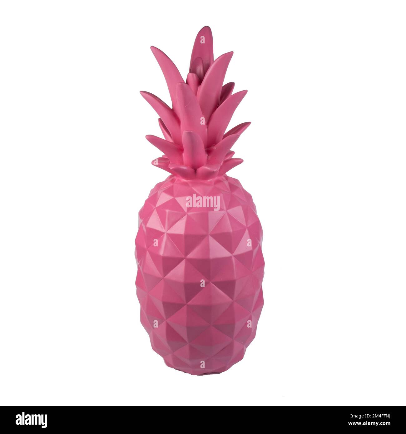 pink pineapple sculpture object for living room decoration isolated Stock Photo