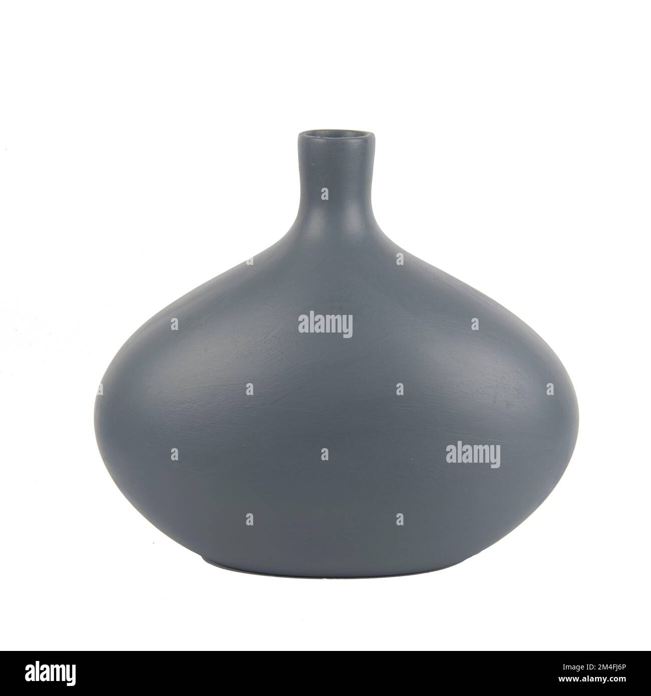 trendy design decorative ceramic vase isolated on white background ...